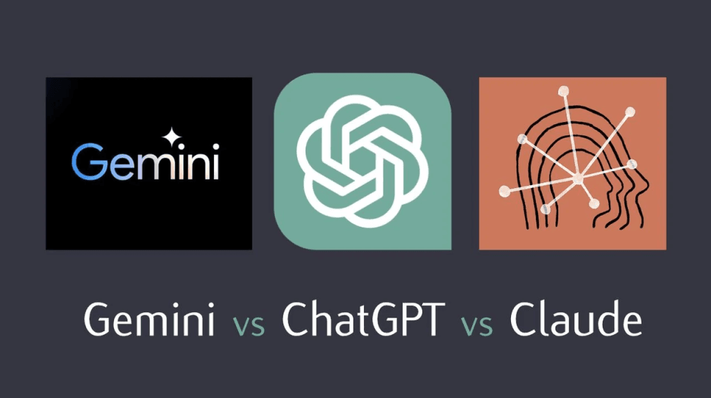 ChatGPT vs Gemini vs Claude
