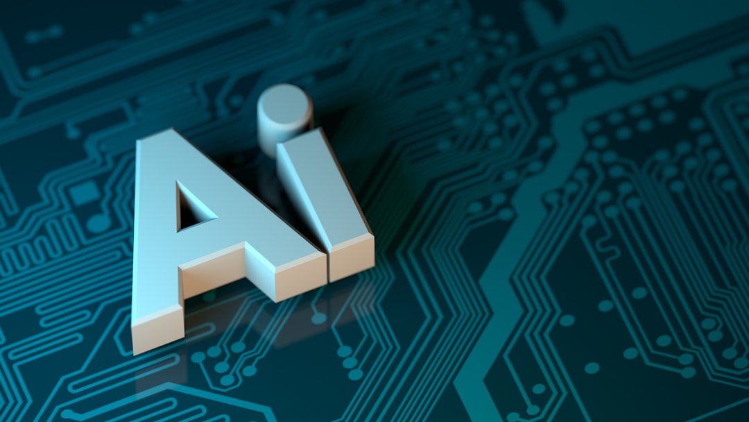AI letters displayed on a circuit board representing generative engine optimization