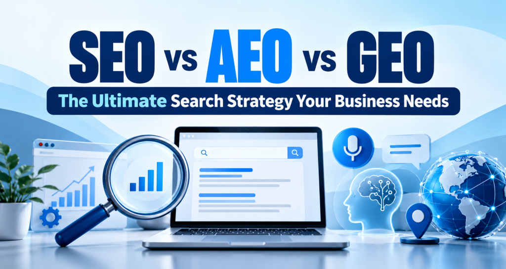 SEO vs AEO vs GEO